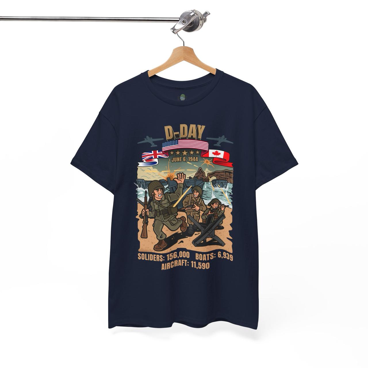 D-Day Tee — Navy