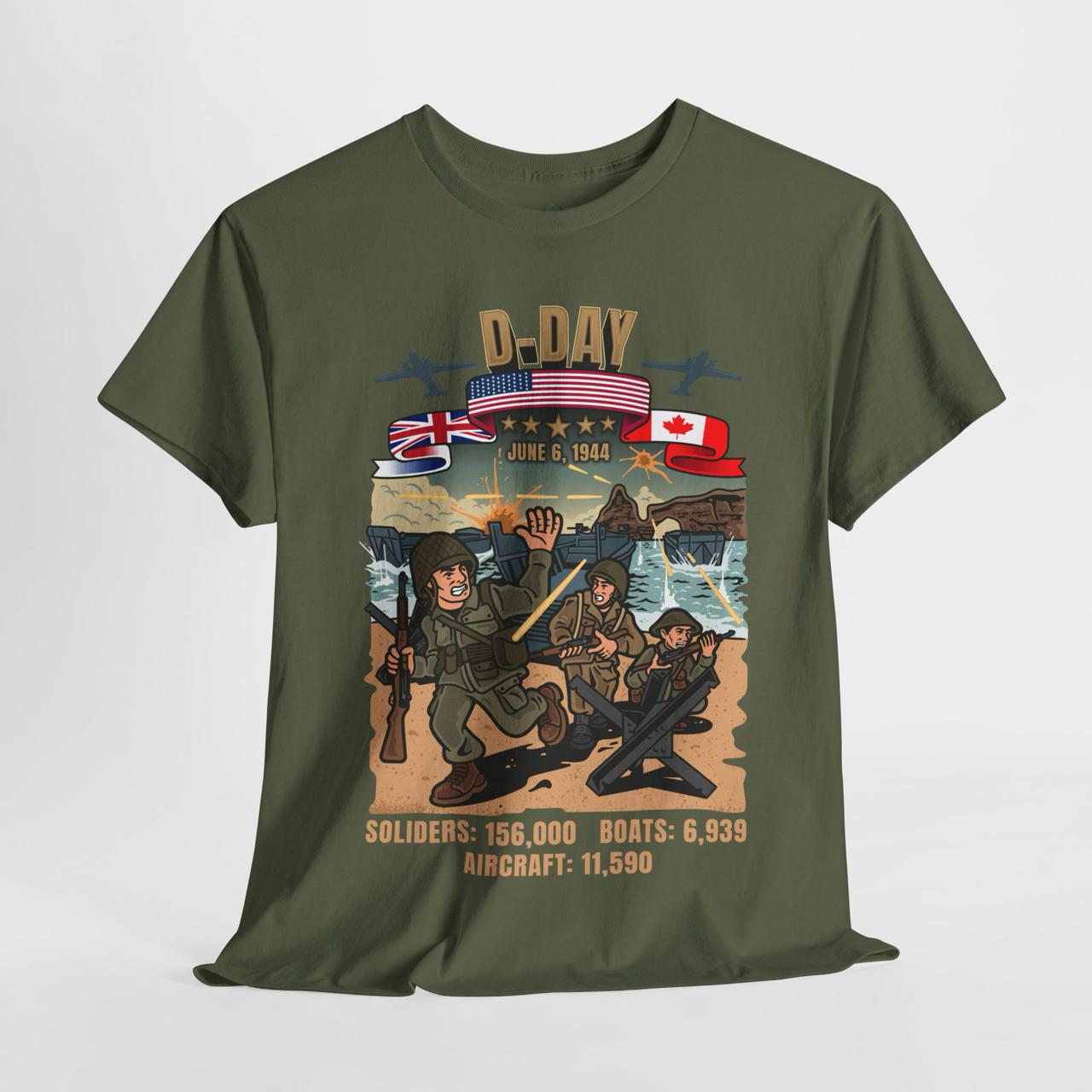 D-Day Tee — OD Green