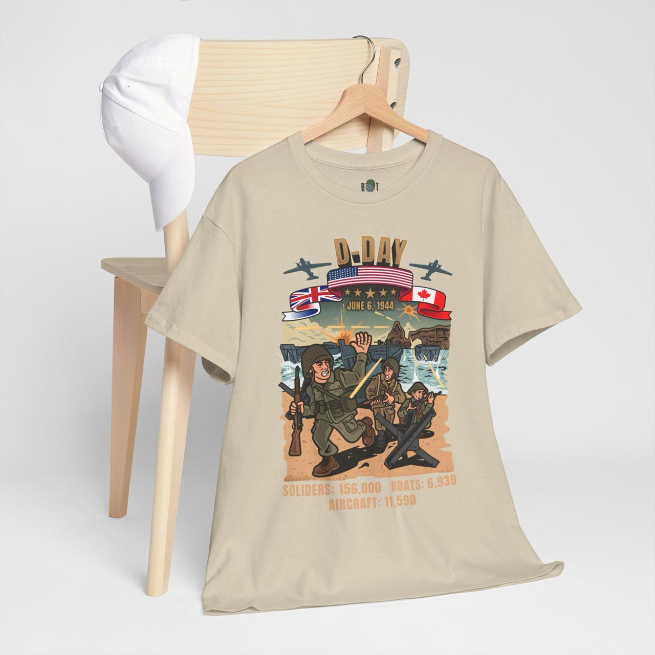 D-Day Tee — Sand